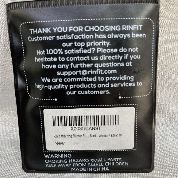 RINFIT Silicone Rings for Couple Soft & Comfortable Wedding Bands W7/M10 - Picture 4 of 9